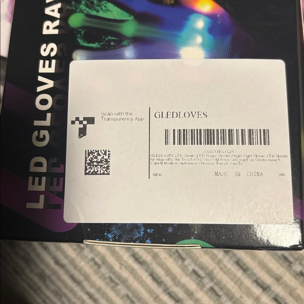LED Gloves Rave Light - Picture 3 of 3